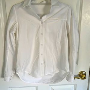Lululemon White Long Sleeve Shirts